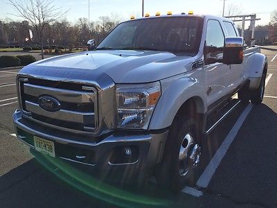 2012 Ford F-450 Gold 2012 Ford F450 Lariat Fully Loaded White