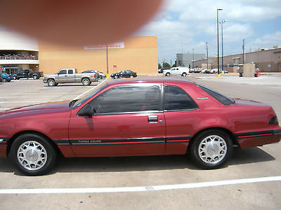 1988 Ford Thunderbird COUPE 2-DR BEAUTIFUL LOW MILEAGE THUNDERBIRD ALL POWER W/ AIR