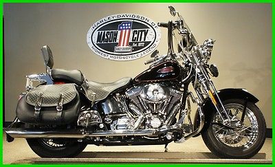 Softail Heritage Springer 2002 Harley-Davidson FLSTS Softail Heritage Springer Vivid Black WATCH VIDEO!