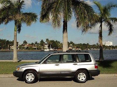 2002 Subaru Forester L Wagon 4-Door 2002 SUBARU FORESTER L AWD 1OWN LOW MILES NON SMOKER ACCIDENT FREE FLORIDA SUV