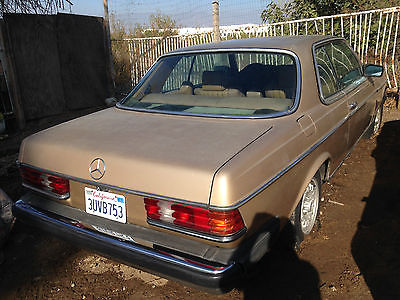 1984 Mercedes-Benz 300-Series  1984 300 CD Turbodiesel Sunroof coupe, CALIFORNIA CAR needing some work