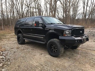 2004 Ford Excursion Black/chrome 2004 Ford Excursion Limited MODIFIED 6.0l Diesel Powerstroke WILL GO QUICK!