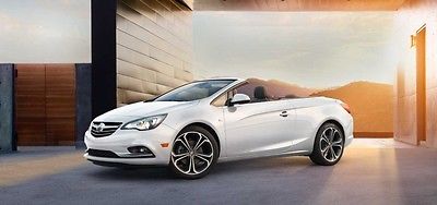 2016 Buick Cascada Premium 2016 Buick Cascada Convertible White 1.6T Auto 4,616 Miles! Factory Warranty!