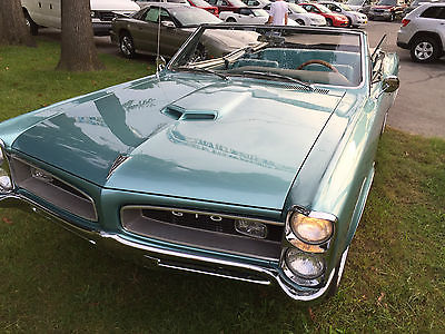 1966 Pontiac Tempest teal 1966 Pontiac Tempest/GTO Convertible Restomod, 66k original miles 4spd frame off