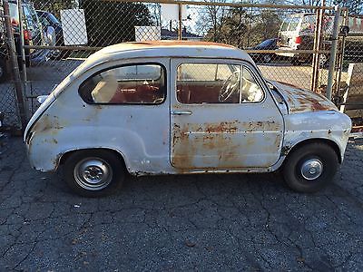 1964 Fiat Other OTHER Abarth Fiat 600 600D microcar other bigger than 500 abarth electric car donor empi vw