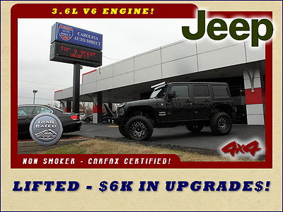2012 Jeep Wrangler Unlimited Sport 4X4 - LIFTED - $6K IN UPGRADES! HELO WHEELS-NITTO TERRA GRAPPLER TIRES-CUSTOM BUMPER-FENDER FLARES-LED LIGHT BAR