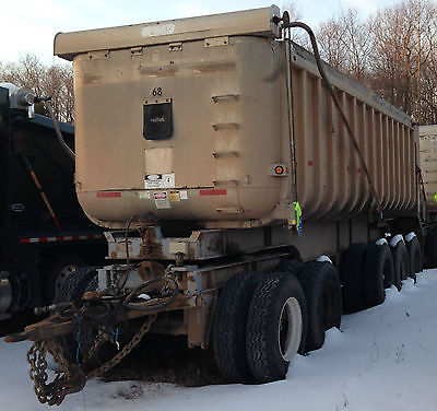 1987 Aluminum Fruehauf 5 Axle pup Trailer