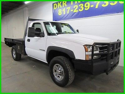 2006 Chevrolet Silverado 2500 Regular Cab 4x4 V8 2006 Chevy 2500 Reg Cab 4x4 V8 Service Contractor Flatbed