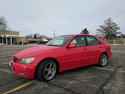 2005 Lexus IS Base Sedan 4-Door 2005 Lexus IS300 Base Sedan 4-Door 3.0L, E-Shift, Absolute Red, Ivory Leather