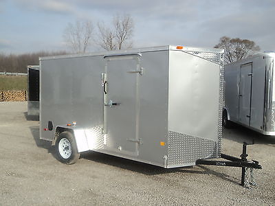 NEW 6 X 12 ENCLOSED CARGO TRAILER W/ RAMP *ALL LEDS*  ON SALE NOW * BEST DEALS!