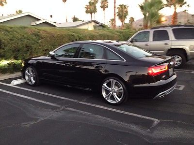 2014 Audi S6 Prestige Audi Exclusive Trim Audi S6 Havana Black Metallic Exclusive Package