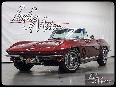 1966 Chevrolet Corvette  1966 Chevrolet Sting Ray Convertible Numbers Matching