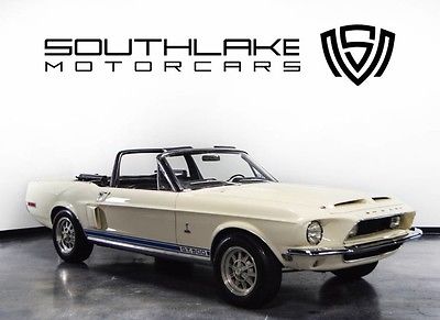 1968 Ford Mustang  68 Ford Mustang Shelby Convertible-Black Power Top-Cooling Pkg-Rare-1 of a Kind!