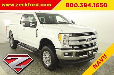 2017 Ford F-250 Lariat 4x4 6.2L V8 Automatic 4WD Navigation Leather Tow Pack Reverse Cam Bluetooth Heated