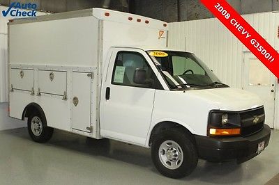 2008 Chevrolet Express Work Van Used 08 Chevy G3500 Express Van 10 Foot Utilimaster Body 6.0L V-8 Auto Work