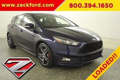 2016 Ford Focus ST 3 2.0 EcoBoost Manual FWD Moonroof Leather Recaros Sync Navigation Touch Screen