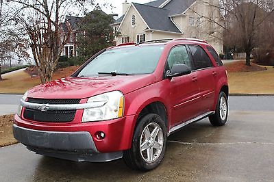 2005 Chevrolet Equinox Leather 2005 red chevrolet equinox with low mileage