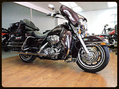 2006 Harley-Davidson Dyna  2006 Harley Davidson Electra Glide Classic BLACK CHERRY OVER BLACK PEARL PAINT!