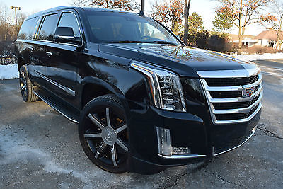 2015 Cadillac Escalade 4WD LUXURY ESV-EDITION(LWB)  Sport Utility 4-Door 2015 Cadillac Escalade ESV Luxury Sport Utility 4-Door 6.2L/4WD/DVD/Navi/TOW/22