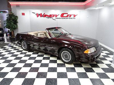 1988 Ford Mustang ASC McLaren Ford Mustang LX ASC McLaren Convertible 5-Speed Leather 1 Of Only 20 RARE!!!