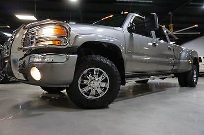 2006 GMC Sierra 3500 SLT 4dr Crew Cab 4WD LB DRW 06 GMC Sierra 3500 SLT 6.6L LBZ Duramax 4x4 Allison Wheels JVC 145k Carfax Bose