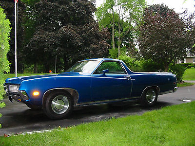 1971 Ford Ranchero Blue 1971 Ford Ranchero
