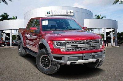 2014 Ford F-150 SVT Raptor Crew Cab Pickup 4-Door 2014 Pickup Used Regular Unleaded V-8 6.2 L/380 6-Speed Automatic w/OD 4WD Red