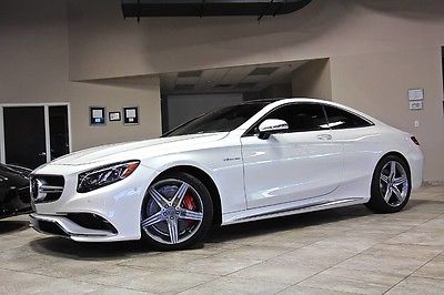2015 Mercedes-Benz S-Class Base Coupe 2-Door 2015 Mercedes-Benz S63 AMG 4MATIC Coupe $175k+ MSRP! Only 8k Miles! Red Calipers