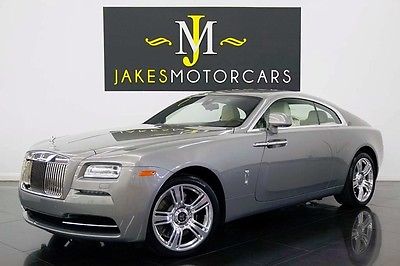 2015 Rolls-Royce Wraith ....(ONLY 22 MILES!) 2015 ROLLS ROYCE WRAITH, ONLY 22 MILES! STONE GREY ON CREME LIGHT! PRISTINE CAR!