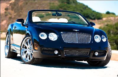 2007 Bentley Continental GT BLACK 2007 BENTLEY GTC CONVERTIBLE 