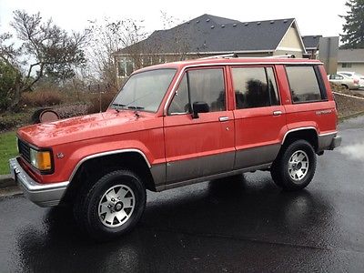 1989 Isuzu Trooper  1989 Isuzu Trooper 4WD 6cyl 2.8L Manual Runs Great! 2nd Owner! No Rust!