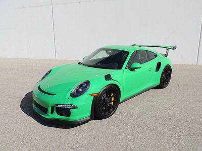 2016 Porsche 911 2dr Coupe GT3 RS 2016 Porsche 911 991 GT3 RS Paint to Sample Green 1,013 Miles GT3RS GT3-RS Rare