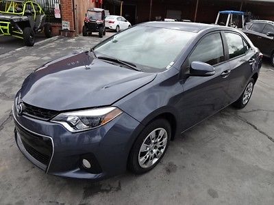 2015 Toyota Corolla S 2015 Toyota Corolla S Salvage Wrecked Repairable! Priced To Sell! Wont Last!