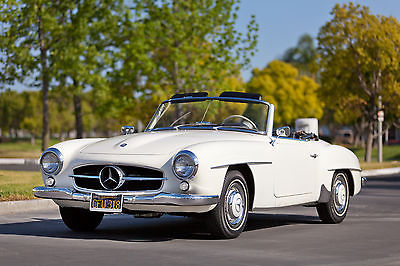 1961 Mercedes-Benz SL-Class 190SL Original 1961 Mercedes-Benz 190SL Roadster Soft-Top Convertible Coupe No Rust!