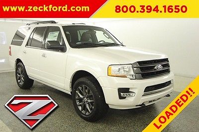 2017 Ford Expedition Limited 4x4 3.5 EcoBoost Automatic 4WD Premium Moonroof Navigation Leather Seats Trailer Tow