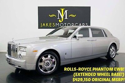 2008 Rolls-Royce Phantom EWB ($429,000 MSRP!) 2008 Rolls-Royce Phantom EWB, RARE EXTENDED WHEEL BASE! PRISTINE 1-OWNER CAR!