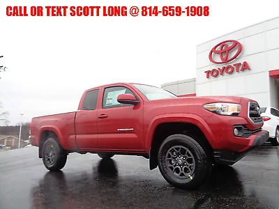 2017 Toyota Tacoma Access Cab 4x4 3.5L Red SR5 V6 Automatic 4WD New 2017 Tacoma Access Cab 4x4 SR5 V6 Tow Package Camera Barcelona Red Paint