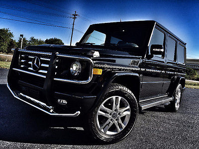2012 Mercedes-Benz G-Class AMG G63 SIDE PIPES 1 OWNER G550*AMG G63 SIDE-PIPES*FULL BRUSH GUARDS*BLACK/BLACK*1 OWNER*CARFAX CERT*FLA
