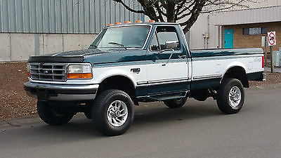 1997 Ford F-350 XLT Standard Cab Pickup 2-Door UPER RARE!!! 2 OWNER 97 FORD F350 4X4 7.3 DIESEL 5 SPEED ONLY 73,178 ORIG MILES