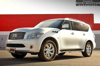 2014 Infiniti QX80 4WD 4dr 2014 Infiniti QX80 4WD Loaded with Options Rear DVD ONe Owner Car