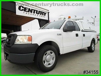 2008 Ford F-150 Long Bed Pick Up Ladder Rack Power Inverter F-150 XL REGULAR CAB 8' BRAND FX CONVERSION SERVICE BODY UTILITY BED WORK TRUCK