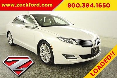 2015 Lincoln MKZ/Zephyr Reserve All Wheel Drive 3.7L V6 Automatic AWD Panoramic Moonroof Reverse Camera BLIS Bluetooth Leather