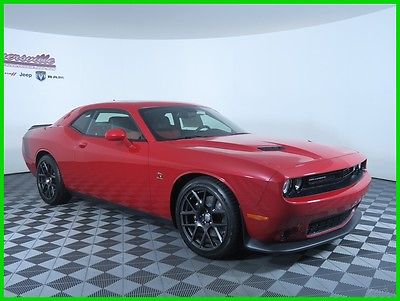 2016 Dodge Challenger R/T Scat Pack RWD V8 SRT HEMI Coupe Sunroof 2016 Dodge Challenger Leather Backup Camera UConnect 8.4in Heated Front Seats