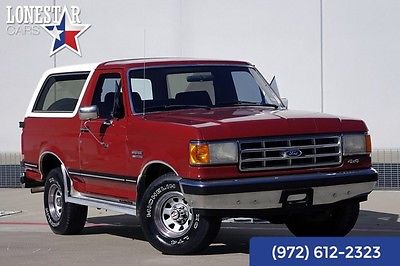 1987 Ford Bronco XLT 1987 Red XLT!
