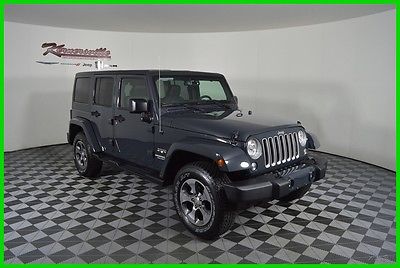 2017 Jeep Wrangler Sahara 4x4 V6 Hard Top SUV Leather Seats Automatic 2017 Jeep Wrangler Unlimited 4WD SUV Heated Front Seats Remote Start 8 Speakers