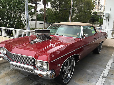 1970 Chevrolet Impala Base Convertible 2-Door 1970 Chevrolet Impala Custom Convertible Hot Rod Muscle Car Big Block weyand msd