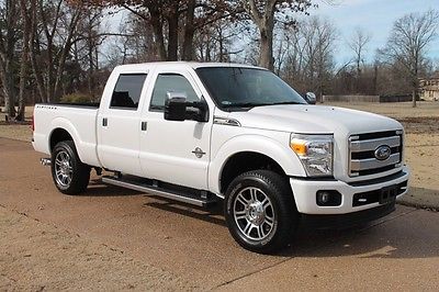 2015 Ford F-250 4WD Crew Cab  Platinum Powerstroke Diesel One Owner Perfect Carfax Platinum Edition Powerstroke Diesel MSRP New $67475