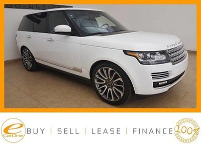 2014 Land Rover Range Rover | SUPERCHARGED AUTOBIOGRAPHY | NAV | RR DVD | $140 Land Rover Range Rover Fuji White with 17,701 Miles, for sale!