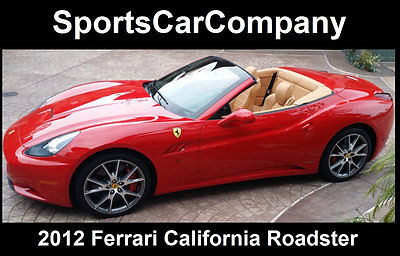 2012 Ferrari California 2dr Convertible 2012 FERRARI CALIFORNIA ROADSTER LIKE NEW JUST 1,865 MILES! LOADED & BEAUTIFUL!