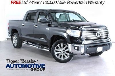 2014 Toyota Tundra Limited Crew Cab Pickup 4-Door 14 TOYOTA TUNDRA LIMITED NAV LEATHER BLUETOOTH REAR CAM HEATED SEATS 22K MI